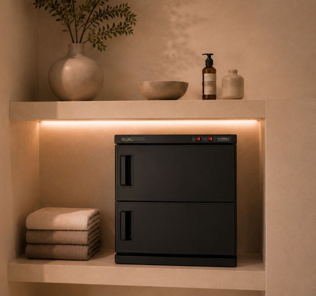 Hot towel cabinets