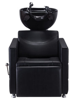 Karma Complete Shampoo Unit Wangaratta Black With Black Standard Basin 0304012101 Shampoo Units Karma