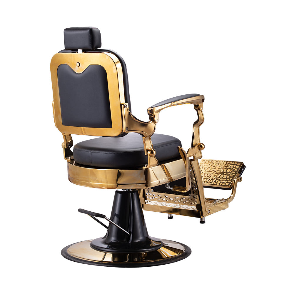 Karma Noosa Barber Chair - Black & Gold