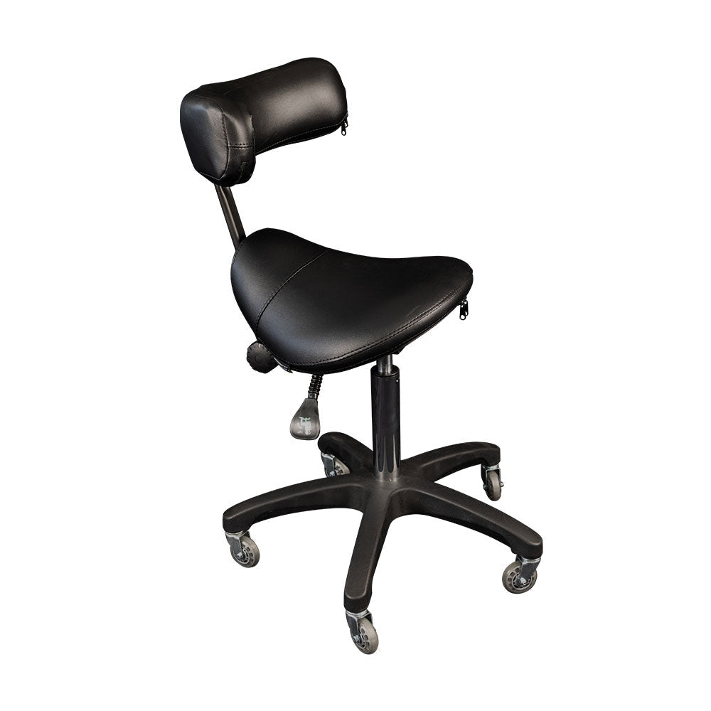 Karma Davenport Saddle Stool Black 07060101 Retail Karma