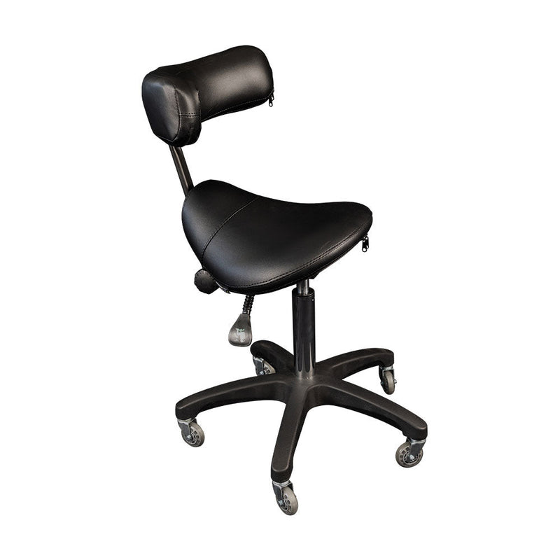 Karma Davenport Saddle Stool Black 07060101-zoom-