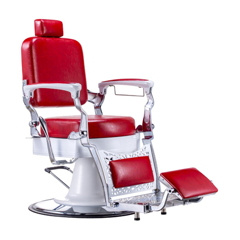 Karma Noosa Barber Chair 04041014 - Red & White-zoom-