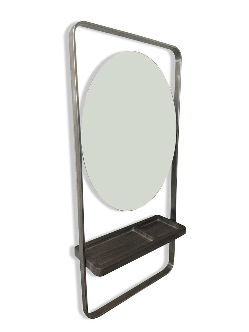 Karma Albany Workstation Oval Salon Mirror Silver 0608002-zoom-