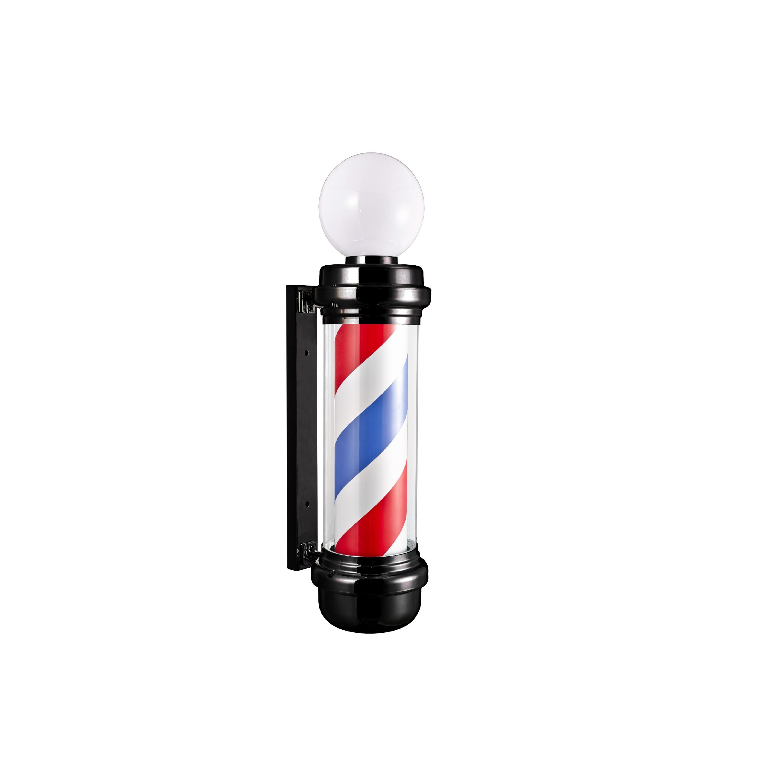 Karma Barber Pole #3 Black With Top Light 1102C Retail Karma