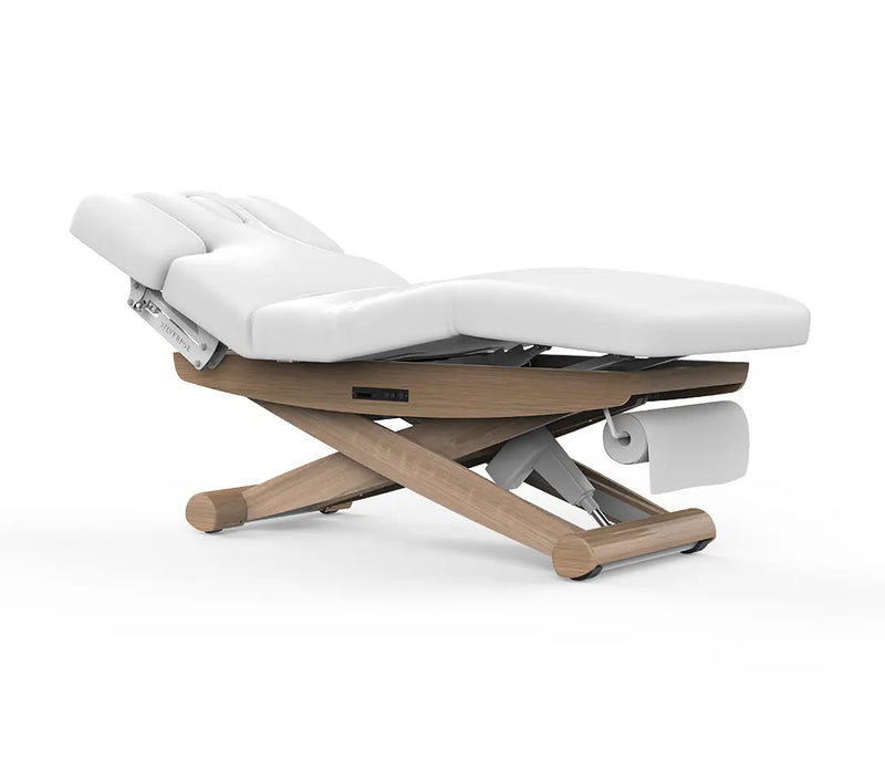 Karma Arrowtown Beauty Bed - White with Teak Wood-zoom-