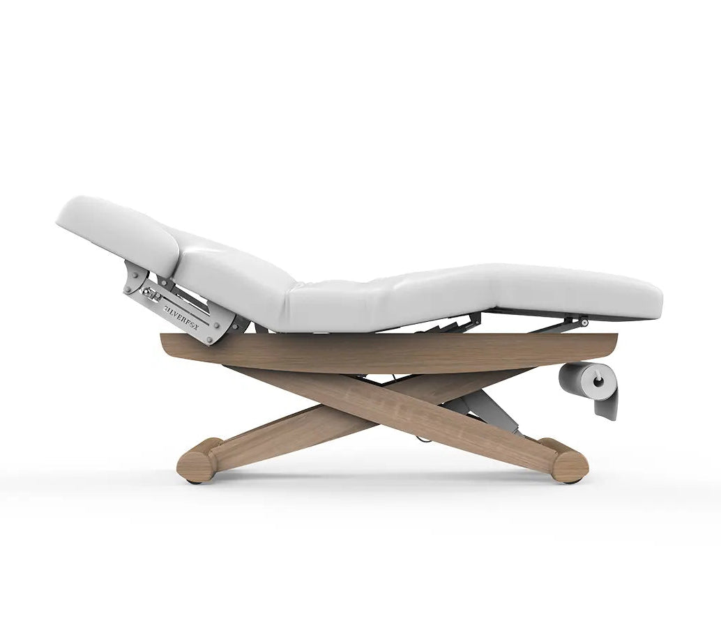 Karma Arrowtown Beauty Bed - White with Teak Wood