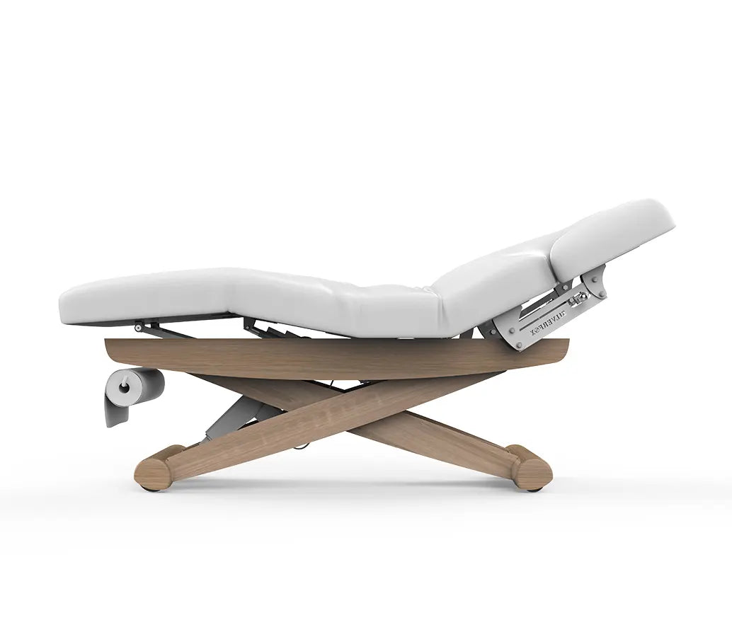 Karma Arrowtown Beauty Bed - White with Teak Wood-3