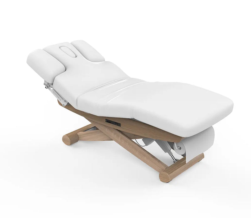 Karma Arrowtown Beauty Bed - White with Teak Wood-zoom-