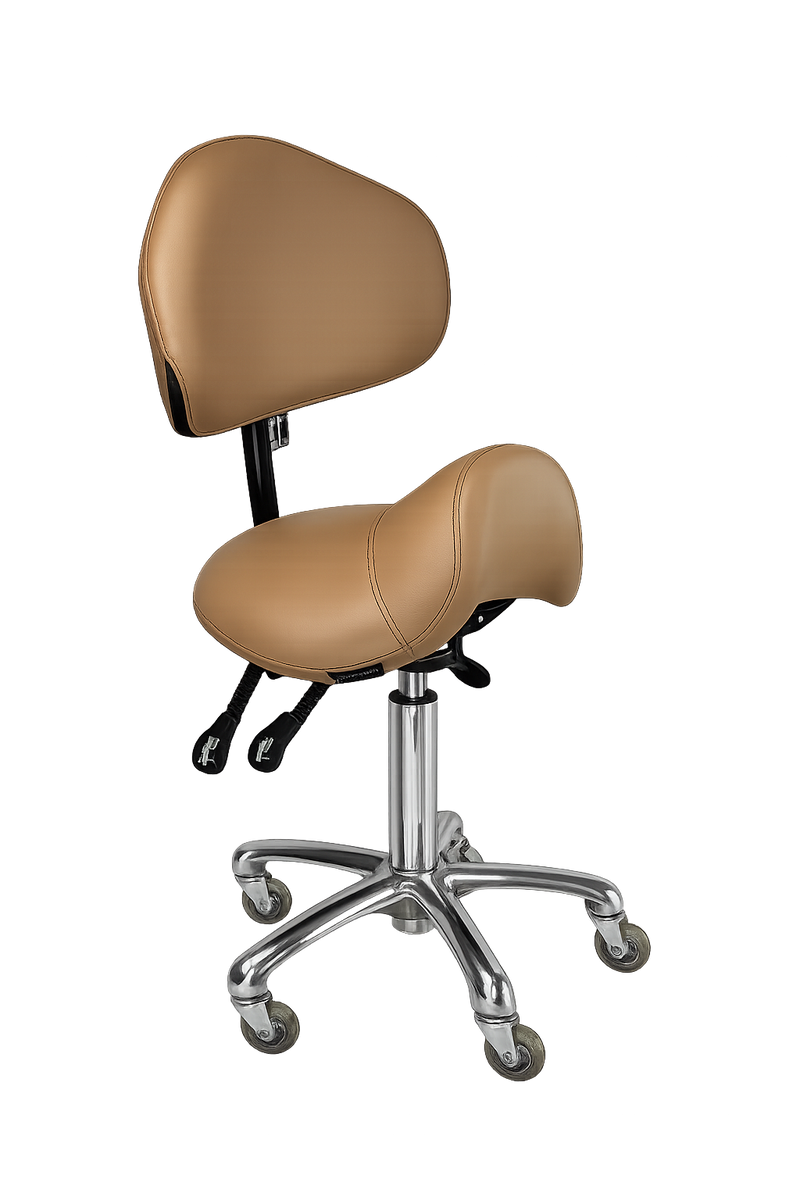 Karma Cradle Mountain Salon Stool with Back Latte 07072702-zoom-