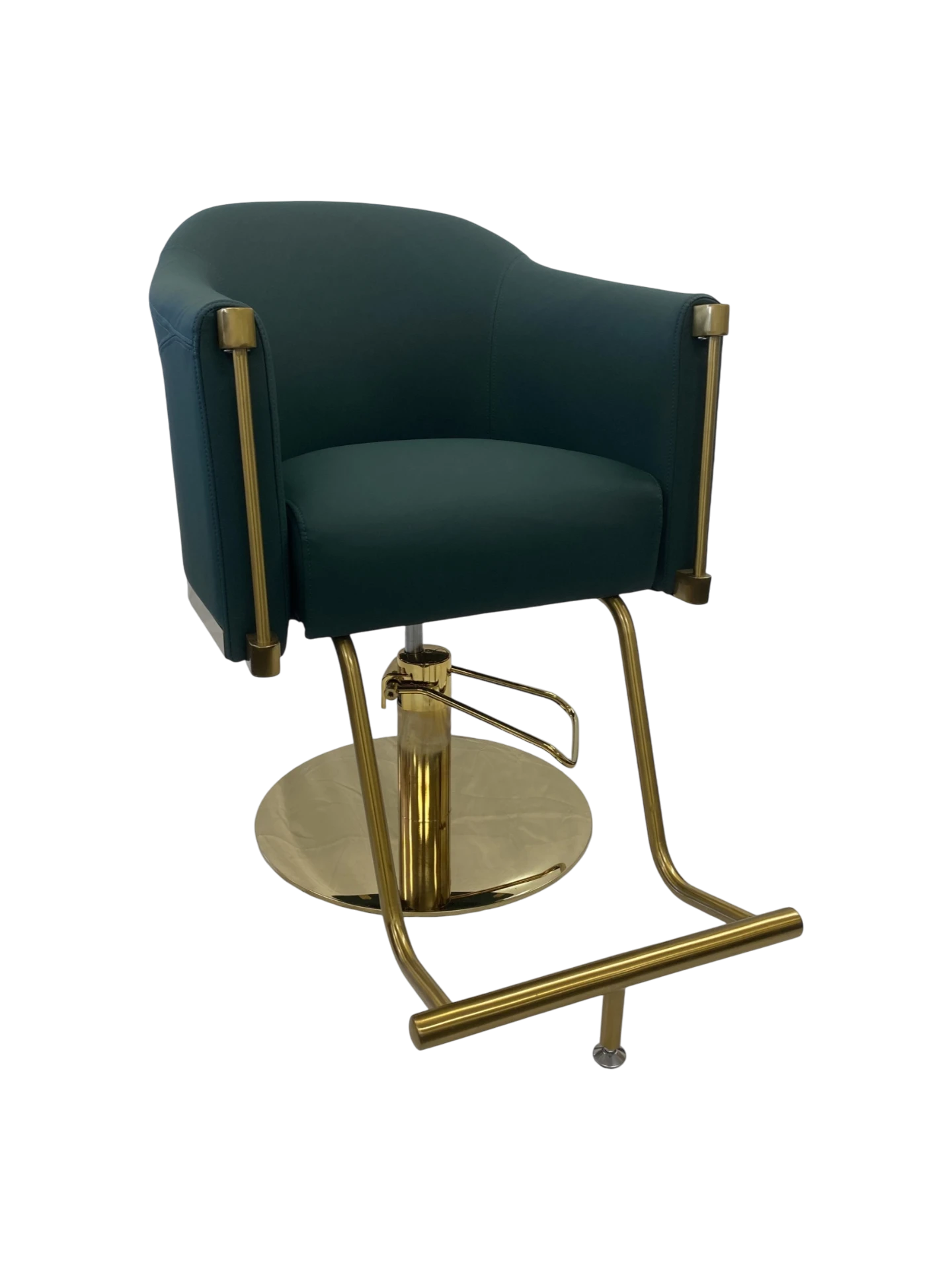 Karma Eden Salon Chair Emerald Green with Gold Base 02182303-zoom-12