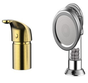 Karma Enviro Head Set with Flip Mixer - Brushed Gold-zoom-1