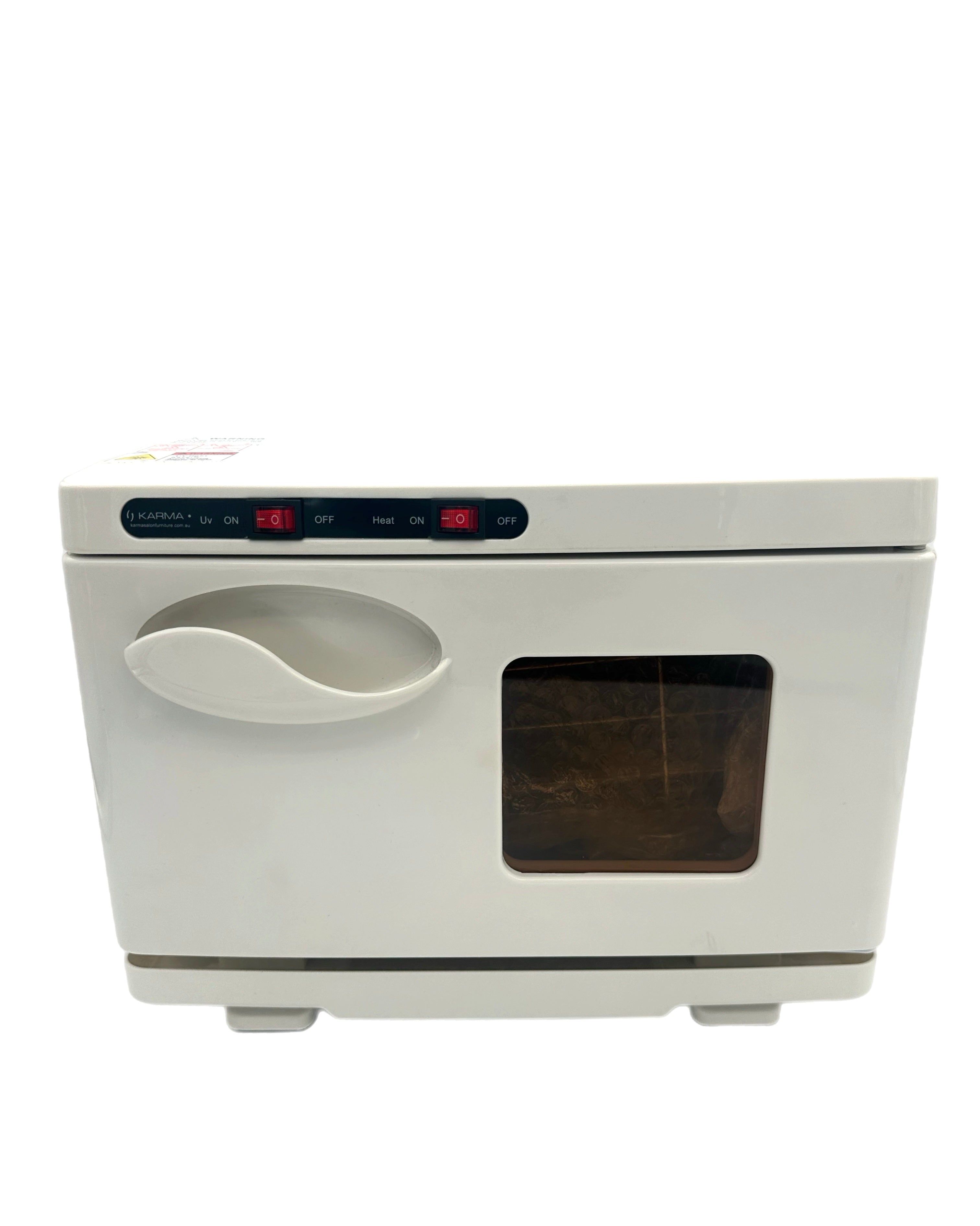 Karma UV Salon Single Door Hot Towel Warmer White 8L 01010408 Towel Warmers - UV Sterilizers Karma