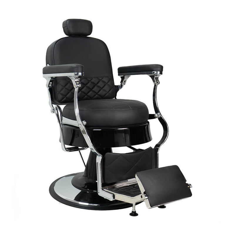 Karma Ascot Barber Chair Black/Black/Chrome 04110113-zoom-