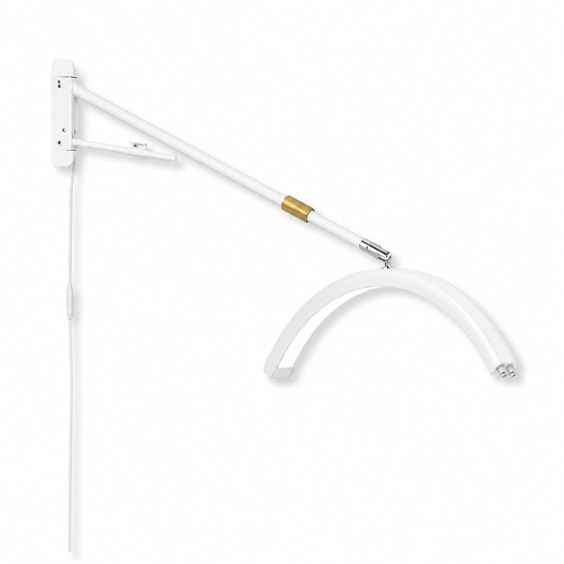 Karma Wall Mount LED Half Moon Light is a 23″ White-zoom-
