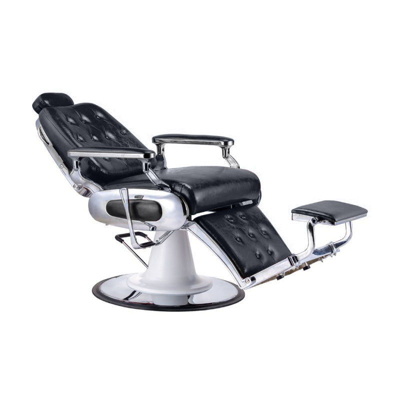 Karma Airlie Beach Barber Chair 04050102 - Black & Chrome-zoom-