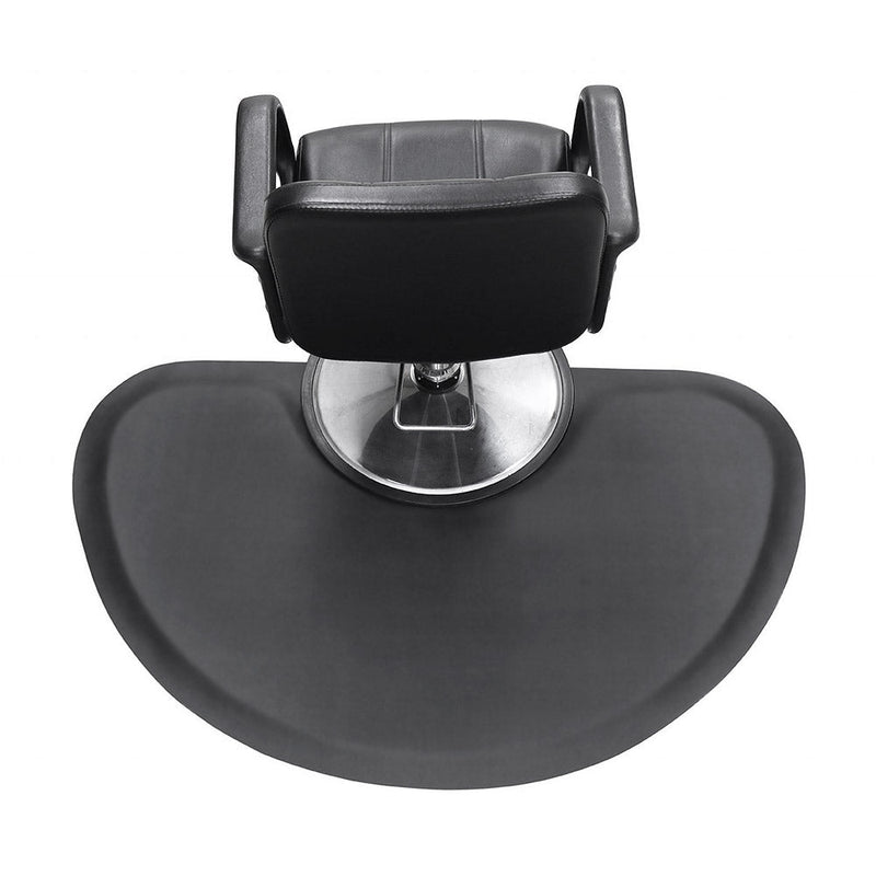Karma Anti Fatigue Mat Thick for all Barber Chairs Semi Circular 00140101 --zoom-