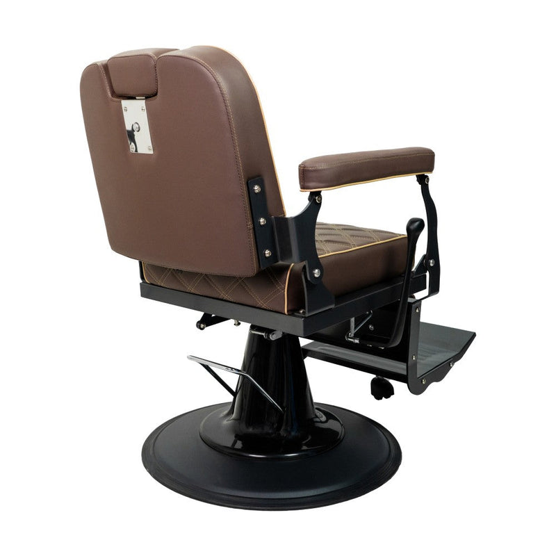 Karma Barber Chair Paddington Brown & Black-zoom-