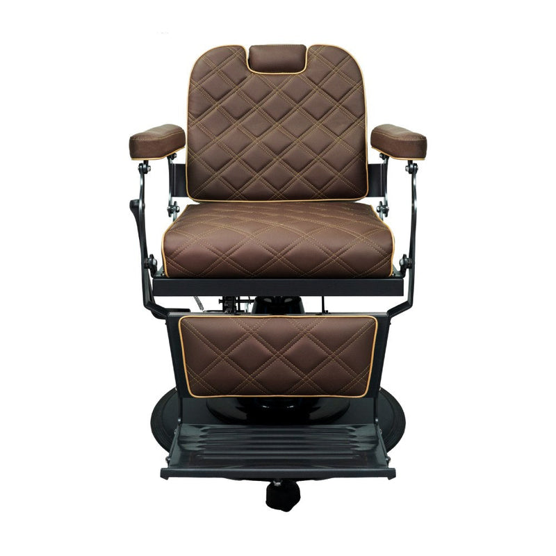 Karma Barber Chair Paddington Brown & Black-zoom-