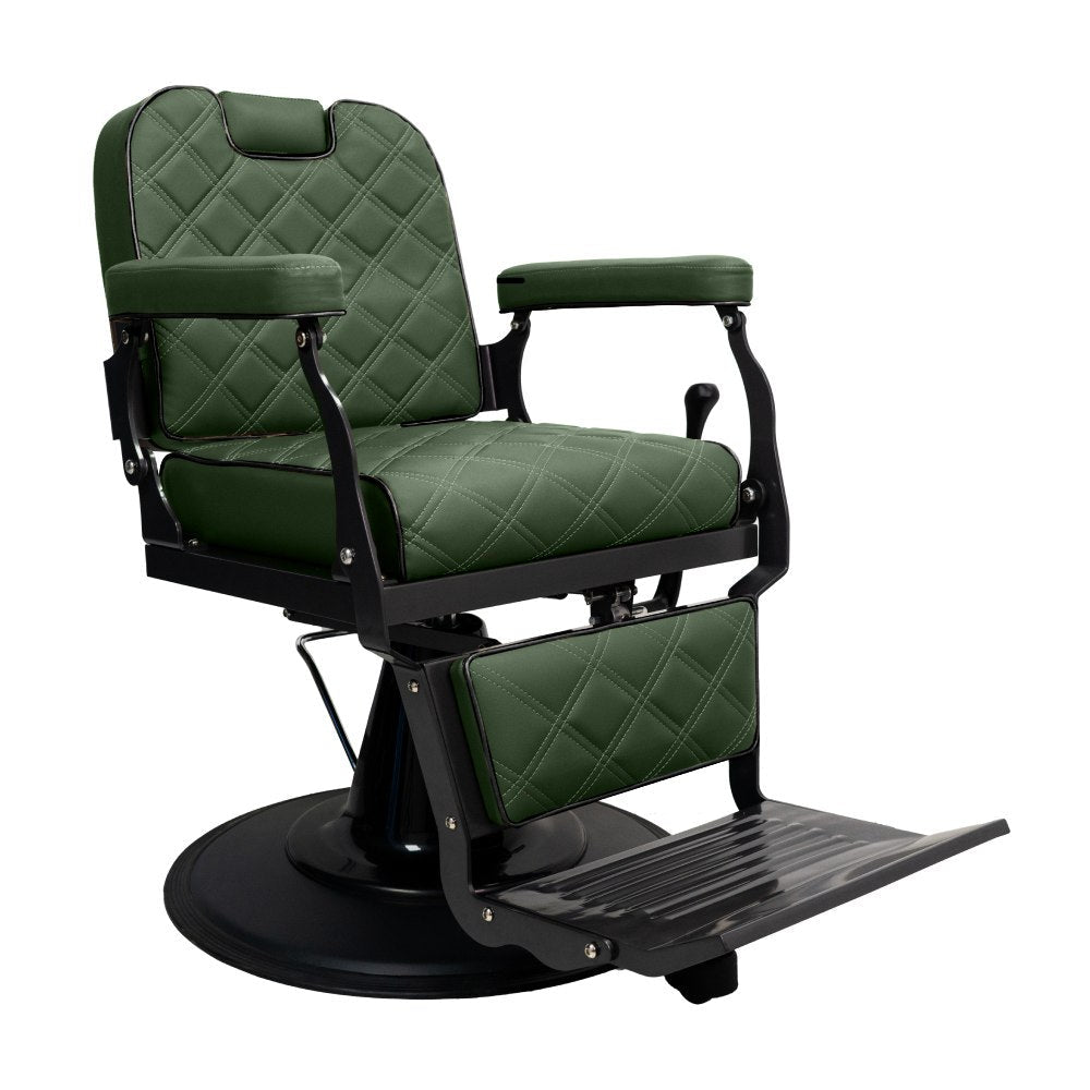 Karma Barber Chair Paddington Green & Black 04101701 Barber Chair Karma