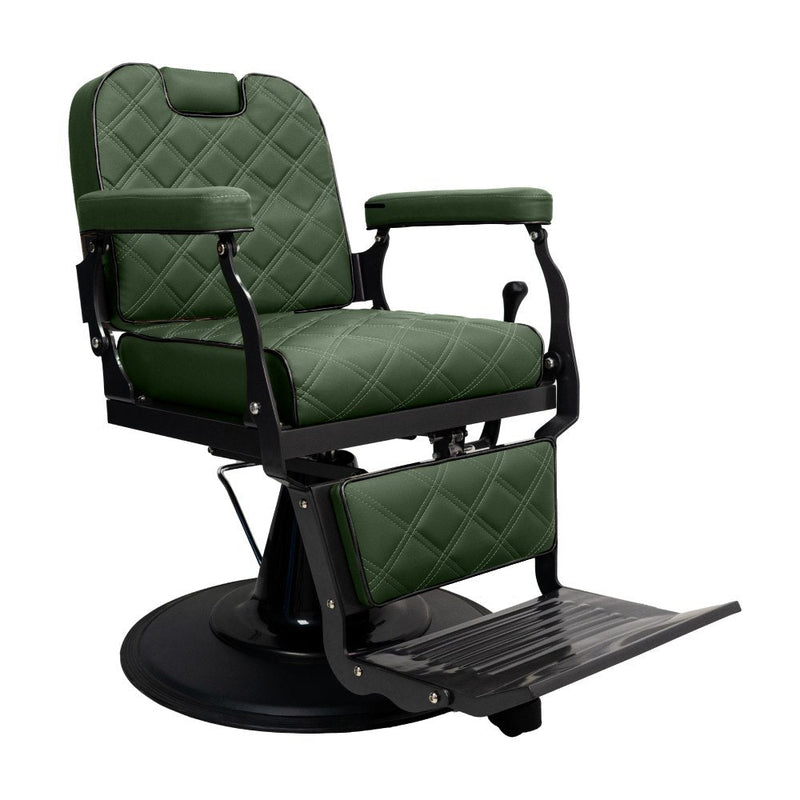 Karma Barber Chair Paddington Black & Green-zoom-
