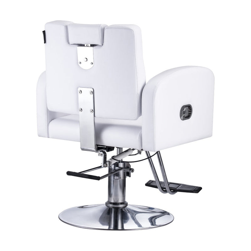 Karma Batlow Reclining Salon/ Barber/ Beauty Chair 02060402 - White-zoom-