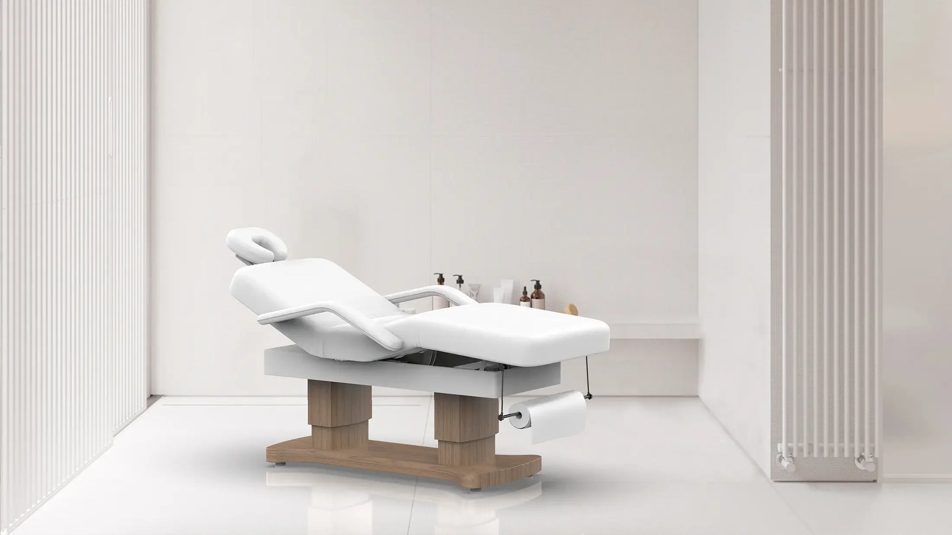 Karma Bethels Beach Spa and Wellness Table Electric Beauty Bed Full Electric 09180406 - White Beauty Beds Karma