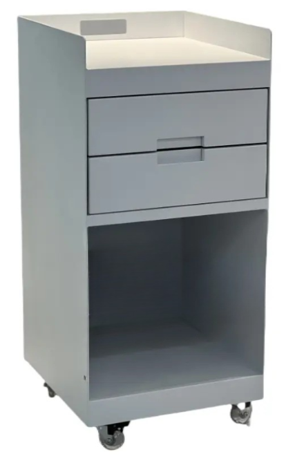 Karma Eaton Cabi Full Metal Salon Trolley 080804 - White Fully Assembled-zoom-