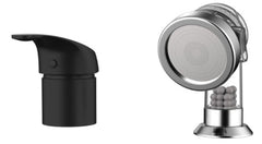 Karma Enviro Head with Matte Black Flip Mixer for basin unit