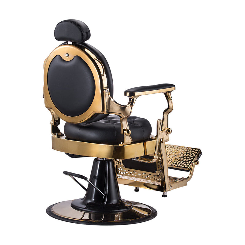 Karma Gold Coast Barber Chair - Black & Gold-zoom-