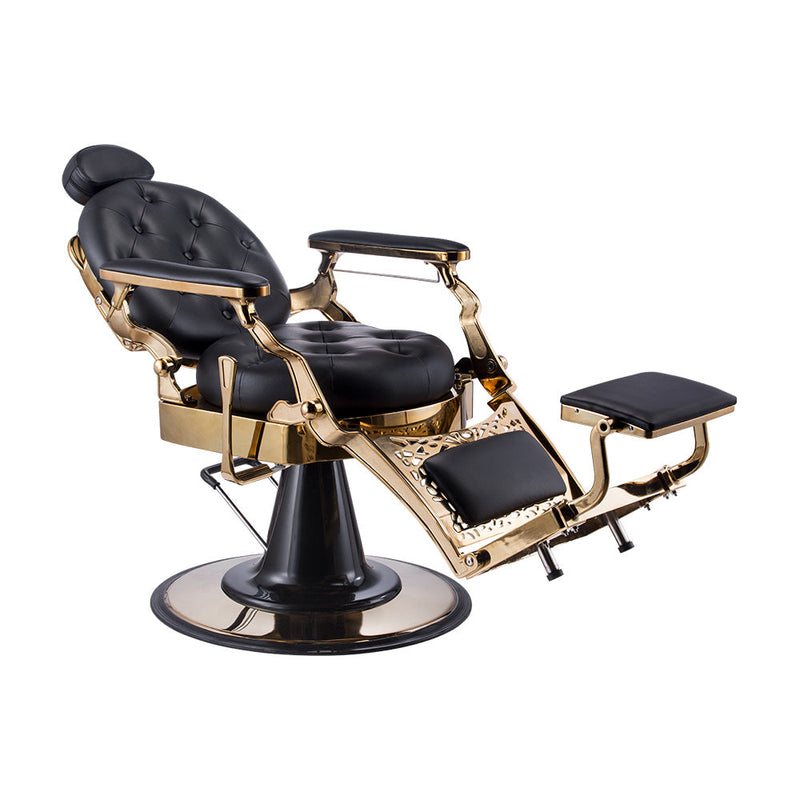 Karma Gold Coast Barber Chair - Black & Gold-zoom-