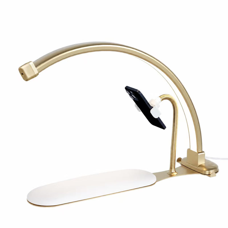 Karma Half Moon LED Nail Lamp Gold 011103-zoom-