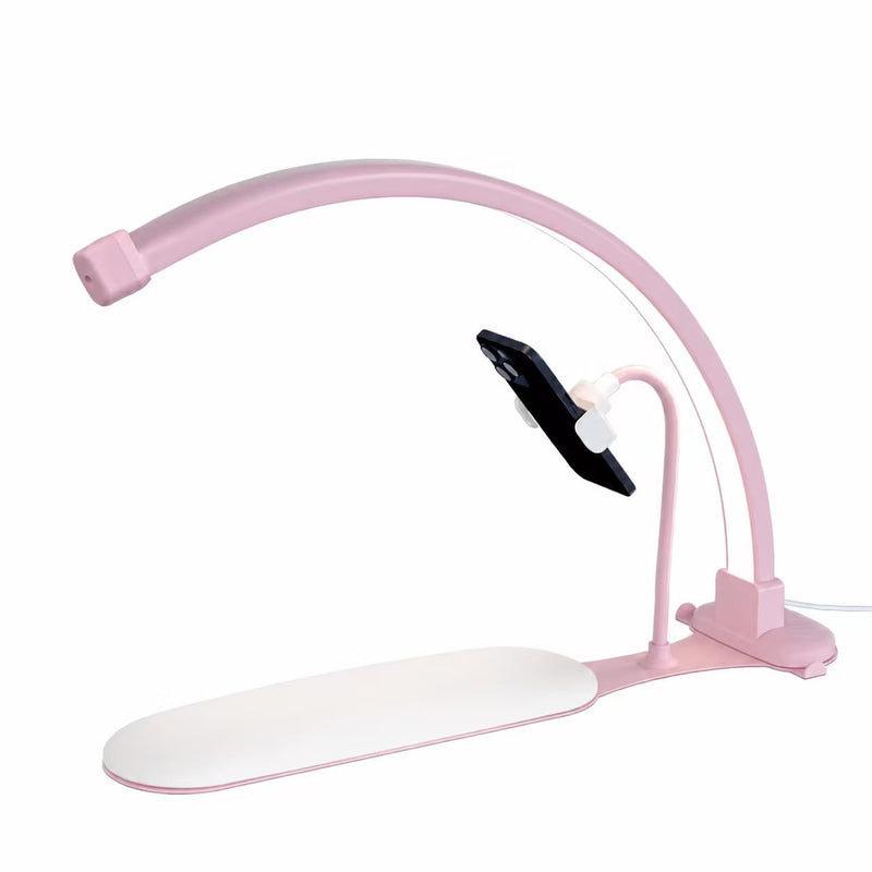 Karma Half Moon LED Nail Lamp Pink 011114-zoom-