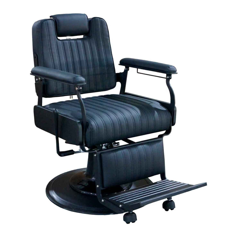 Karma Hawthorn Barber Chair Black & Black-zoom-