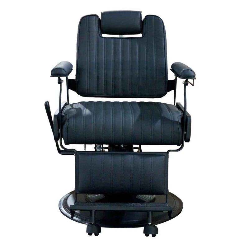 Karma Hawthorn Barber Chair Black & Black-zoom-