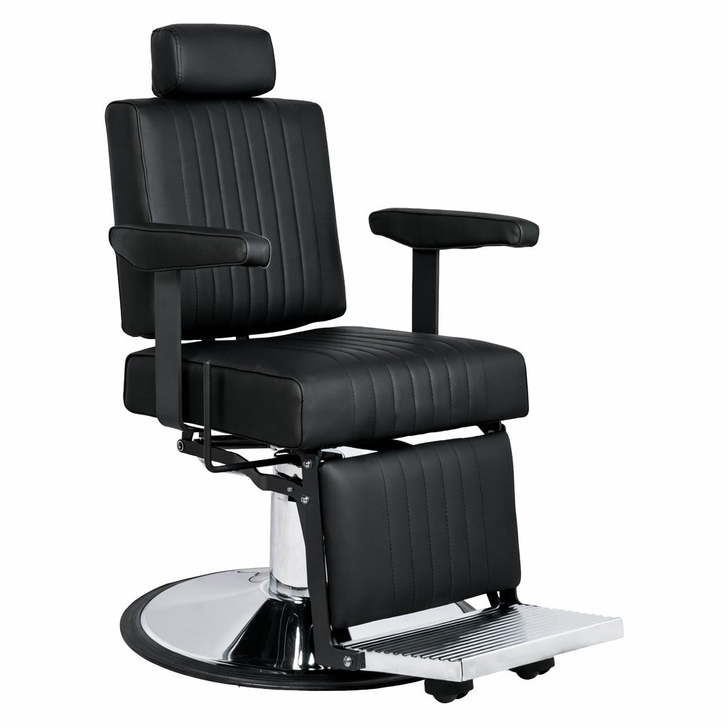 Karma Nerang Barber Chair Black & Chrome