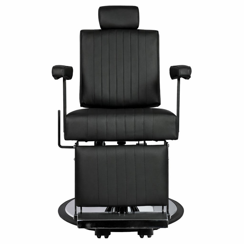 Karma Nerang Barber Chair Black & Chrome-zoom-