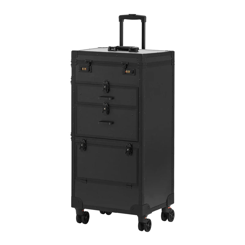 Karma Professional Portable Hard Case Salon Trolley Lockable with Drawers-zoom-
