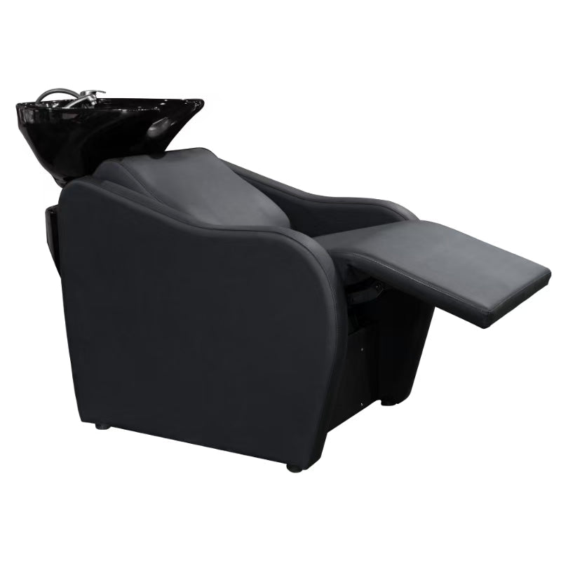 Karma Shampoo Unit Mosman with Shiatsu Massage Black with Black Deep Basin 0318012201 Shampoo Units Karma