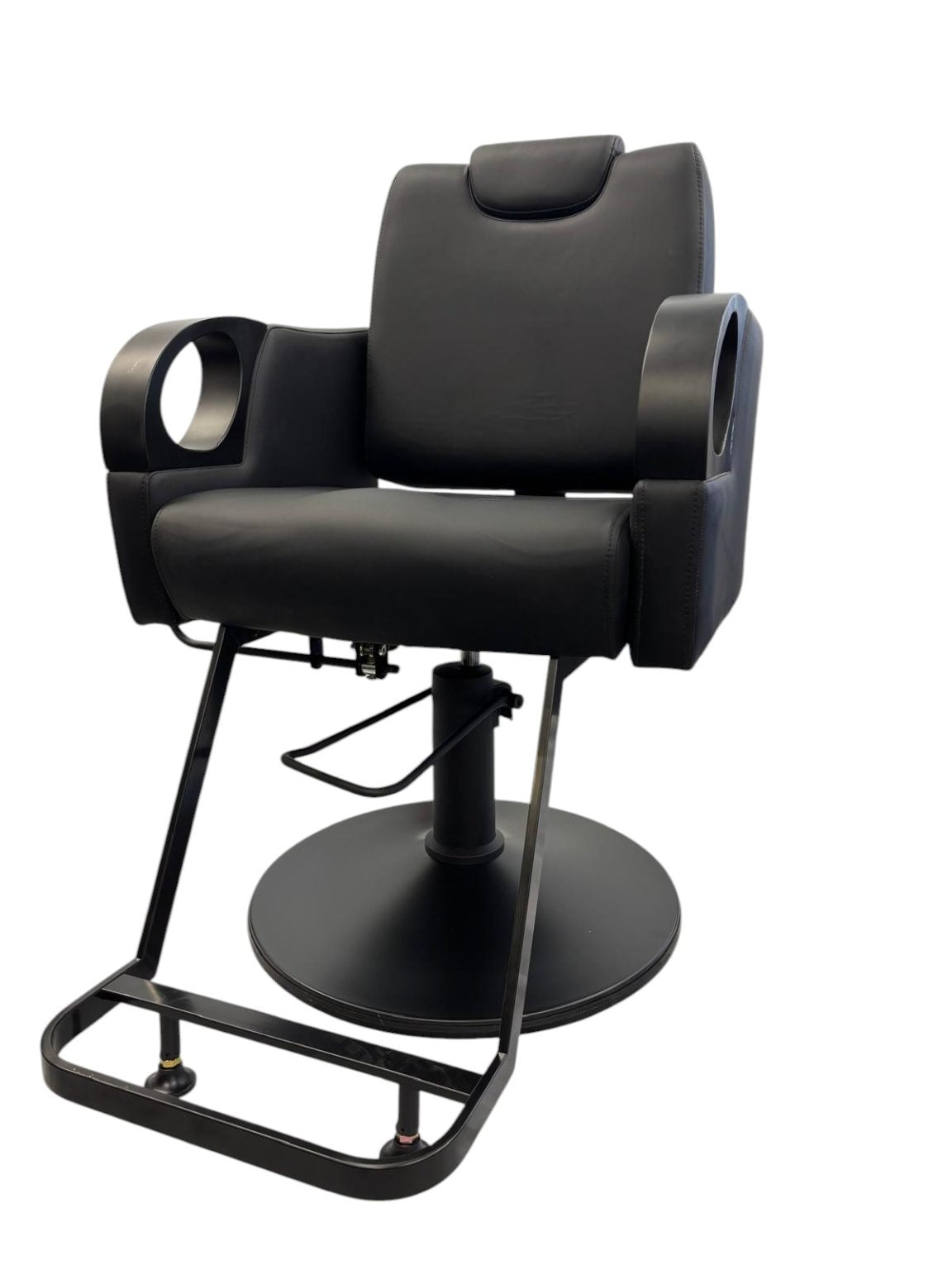 Karma Tumut Reclining Salon/ Barber/ Beauty Chair 02230101 - Black Salon Chairs Karma