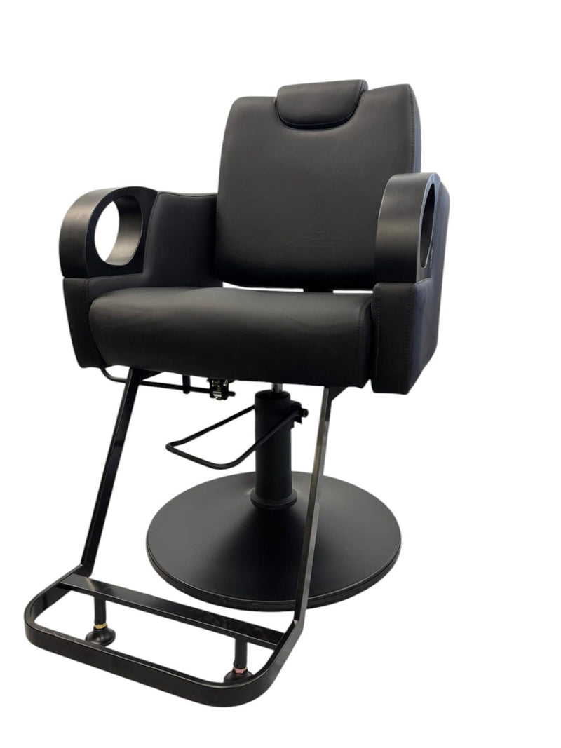 Karma Tumut Reclining Salon/ Barber/ Beauty Chair 02230101 - Black-zoom-