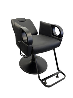 Karma Tumut Reclining Salon/ Barber/ Beauty Chair 02230101 - Black Salon Chairs Karma