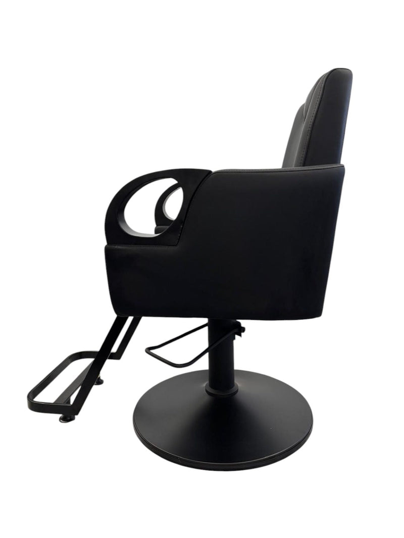 Karma Tumut Reclining Salon/ Barber/ Beauty Chair 02230101 - Black-zoom-