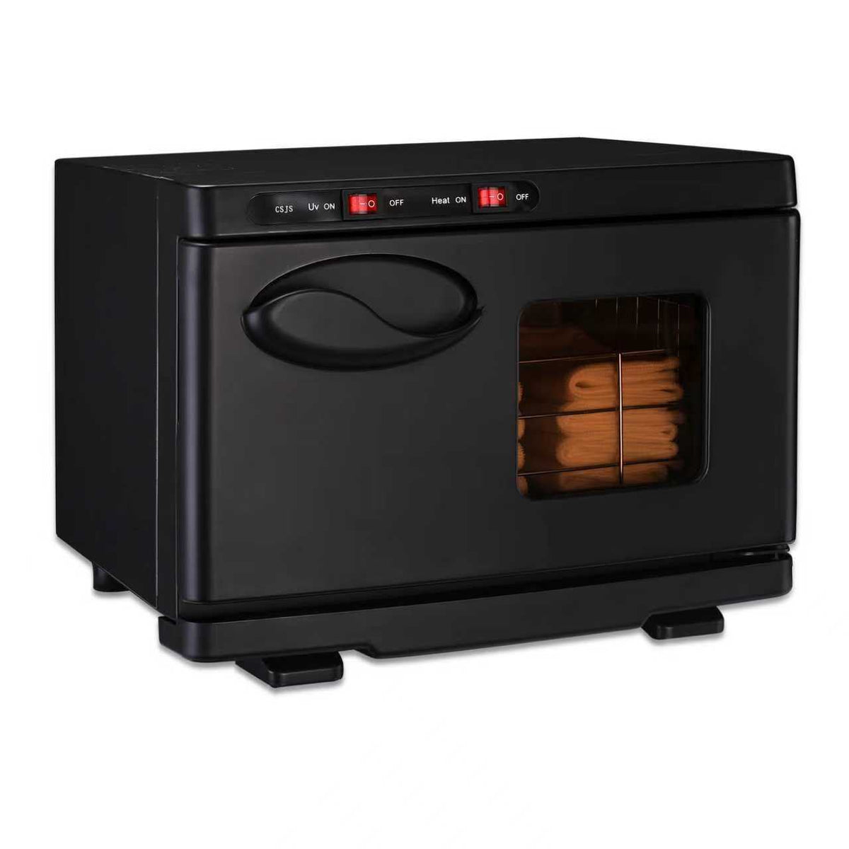 Karma black hot towel cabinet small or 8L