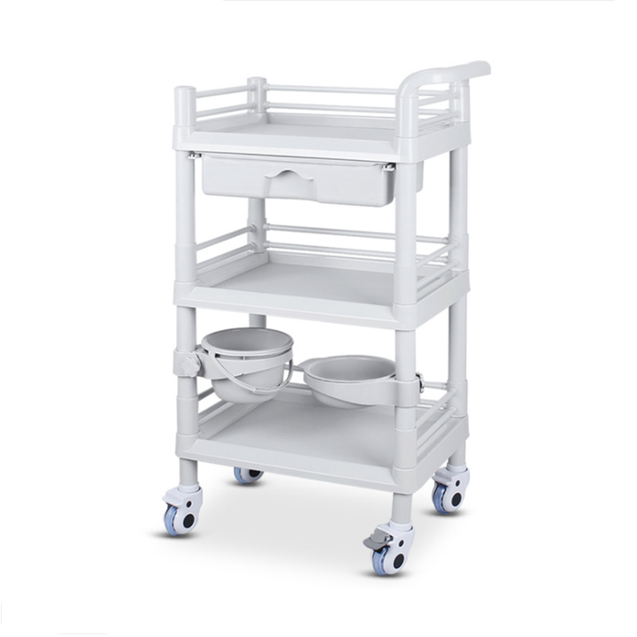 Karma Wilton 3 Tier Beauty & Medical Trolley Small 080904ST Salon Trolleys Karma
