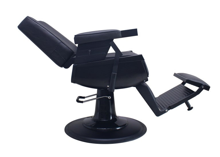 Karma Brisbane Barber Chair - Black & Black-zoom-