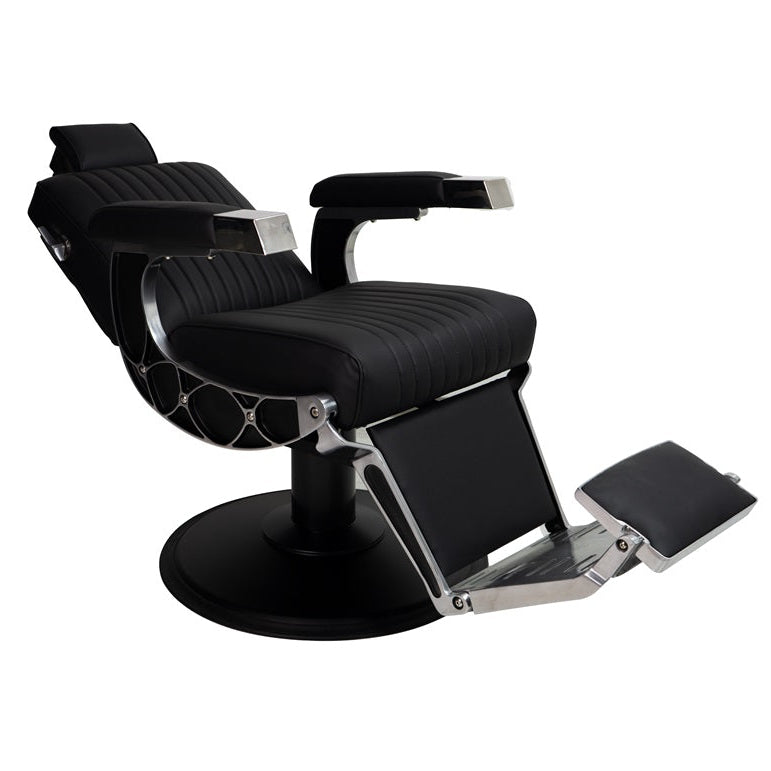 Karma Chandler Barber Chair Black & Chrome 04120101 Barber Chair Karma