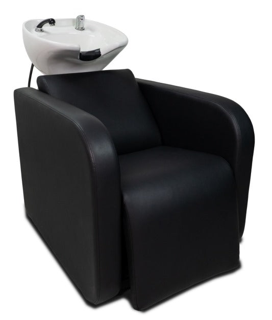 Karma Complete Shampoo Unit Clunes Manual Black With White Deep Basin 0315012204M Shampoo Units Karma