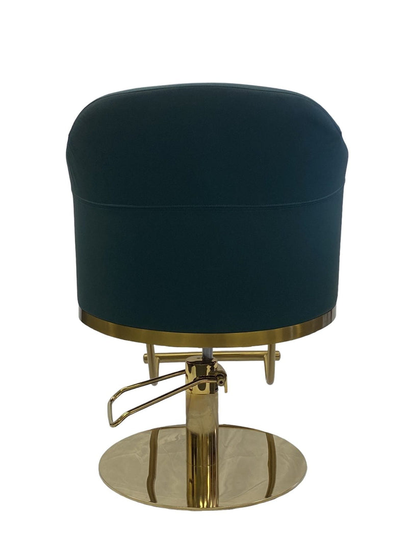 Karma Eden Salon Chair Emerald Green with Gold Base 02182303-zoom-