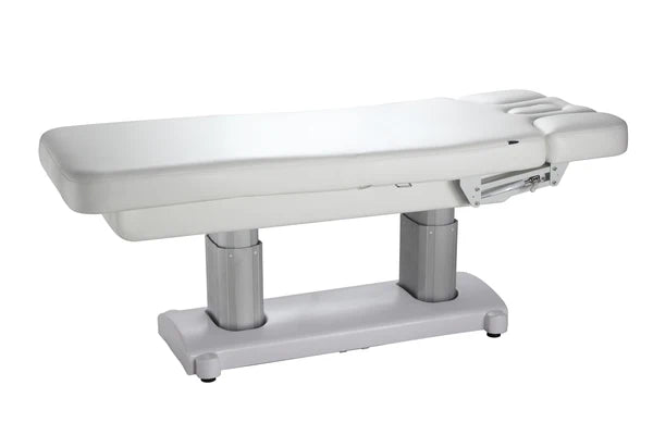 Karma Hunterville Beauty Bed or Treatment Table Full Electric With Heating - White-4