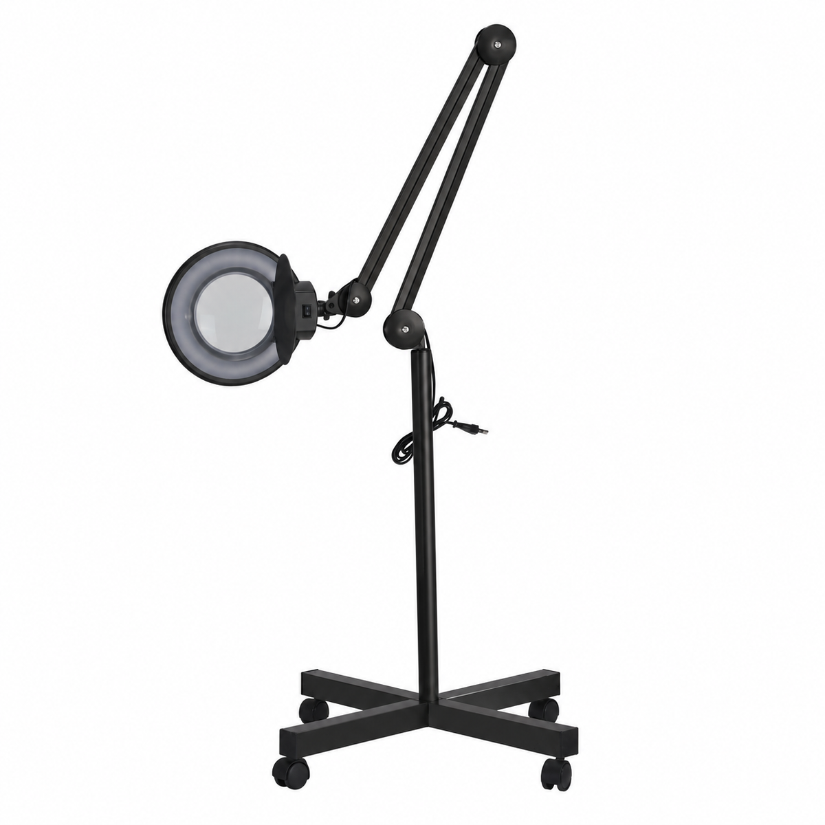 Karma LED Magnifying Lamp Black With Stand 01040100-3